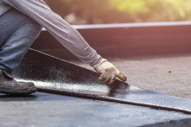 Professional Vapor Barrier Installation technician working in Hanover, OH